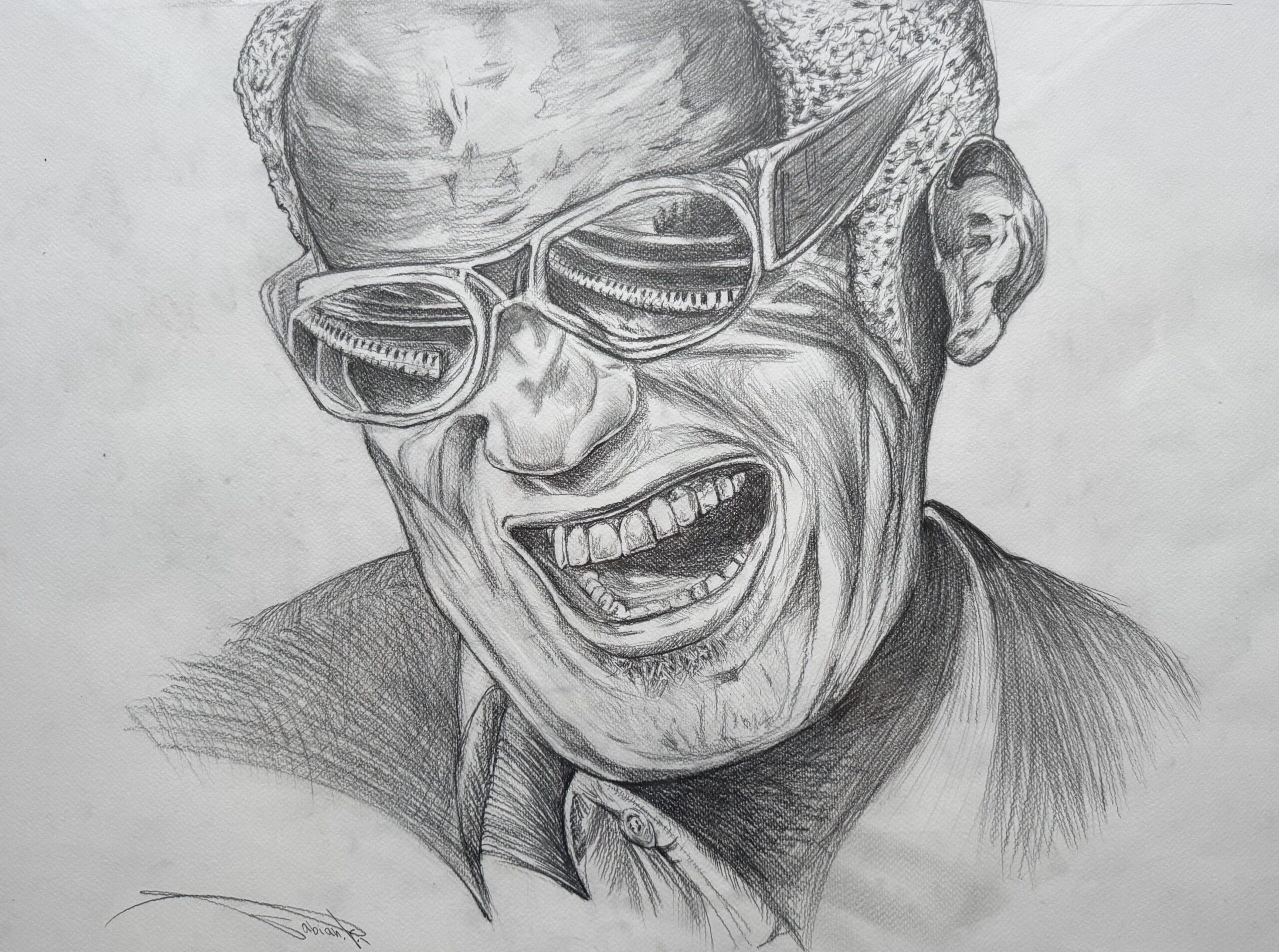 Portrait of Ray Charles